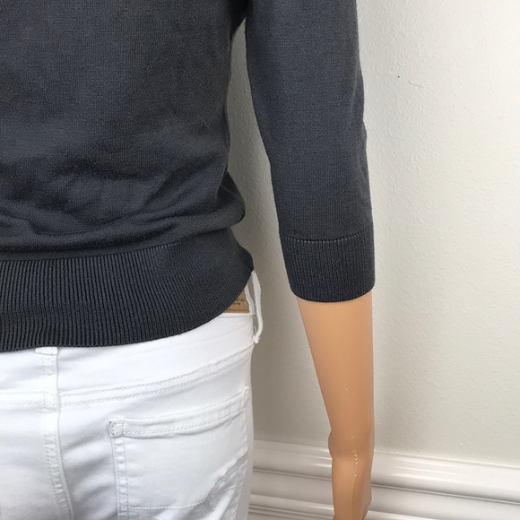 Women’s Crew Neck Three Quarter Sleeve Cardigan XS - Picture 4 of 7